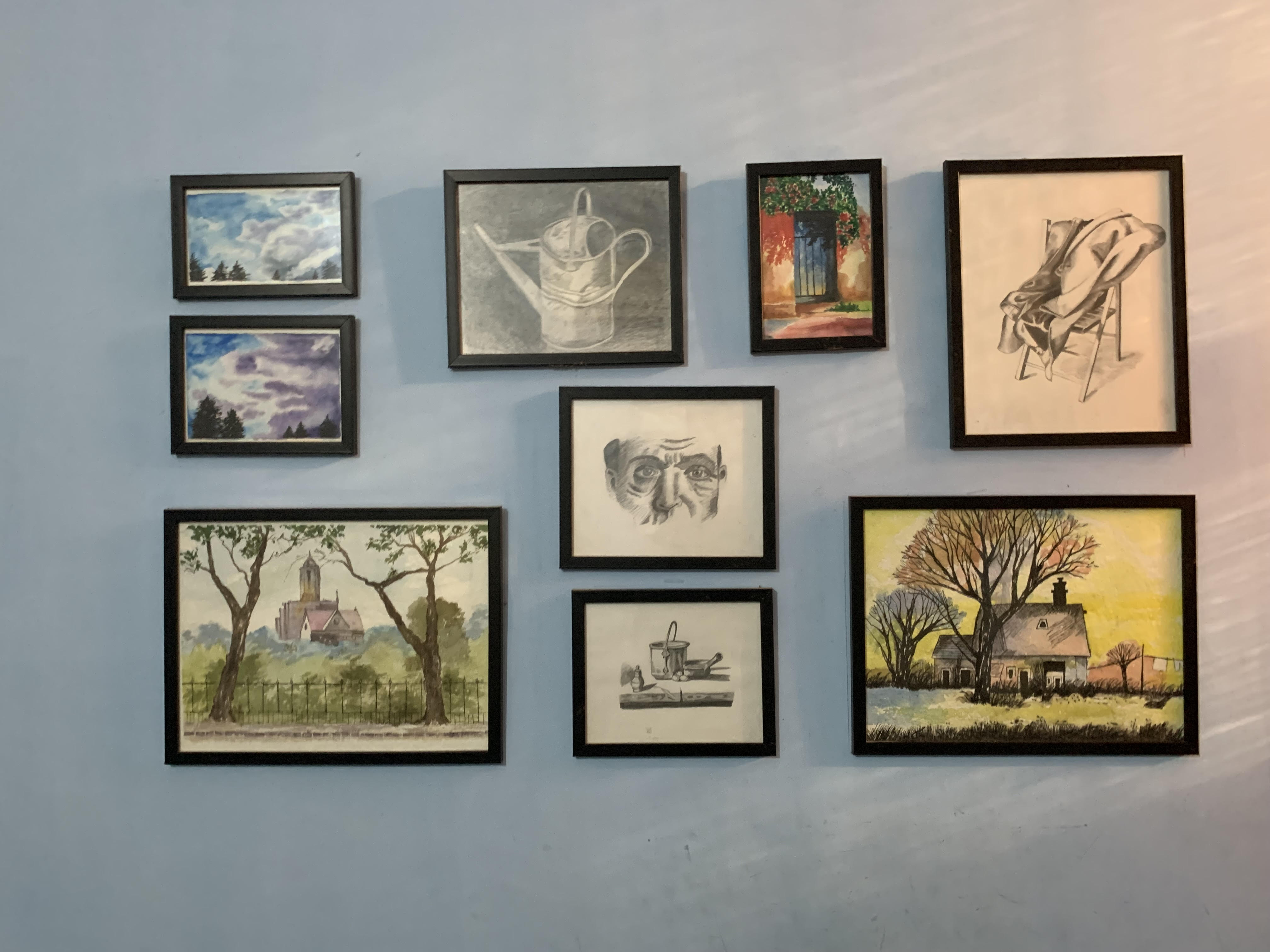 My painting wall back home